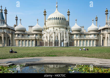 Die Royal Brighton Pavilion, alte Steine, Brighton, East Sussex, England, Vereinigtes Königreich Stockfoto