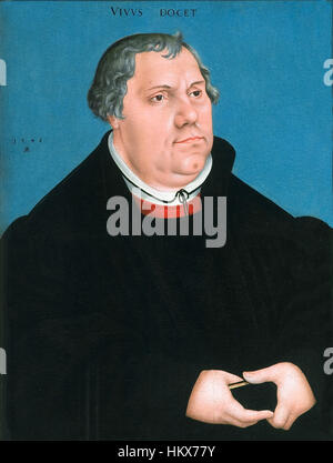 Martin Luther (1546), Werkstatt von Lucas (I) Cranach Stockfoto