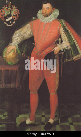 Sir Francis Drake (Post 1580) Stockfoto