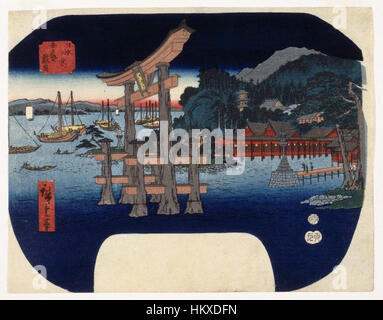 Brooklyn Museum - Itsukushima in Aki Provinz - Utagawa Hiroshige (Ando) Stockfoto