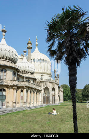 Die Royal Brighton Pavilion, alte Steine, Brighton, East Sussex, England, Vereinigtes Königreich Stockfoto