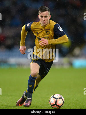 Bristol City Joe Bryan während der Emirate FA Cup, viertes Vorrundenspiel in Turf Moor, Burnley. Stockfoto