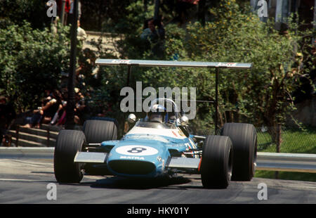 1969 Jean Pierre Beltoise französischen Matra MS80 3. Montjuich Park GP von Spanien Spanien Stockfoto