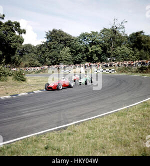 1960 Phil Hill U.S. Ferrari 246 Dino Marken Luke Rennen der Champions-GG Stockfoto