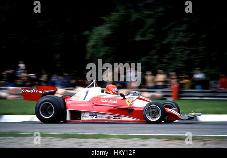 1976 Niki Lauda österreichischer Ferrari 312T2 Monza italienischen GP 4 GG Stockfoto