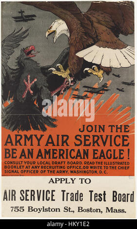 Army Air Service beizutreten. Werden Sie ein American Eagle! Stockfoto