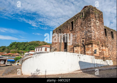 Nossa Senhora Rosario Kirche, Sabara, Belo Horizonte, Minas Gerais, Brasilien Stockfoto