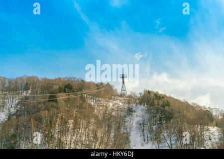 Shinhotaka Seilbahn Takayama Gifu, Japan. Stockfoto
