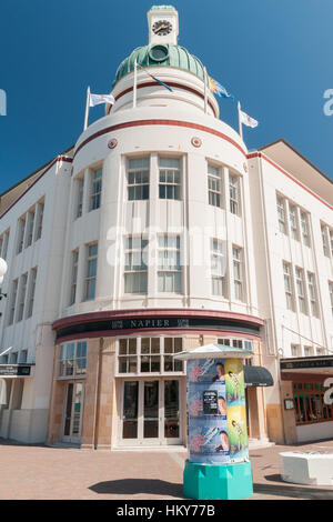 Die Kuppel an der Marine Parade in Napier Neuseeland Stockfoto