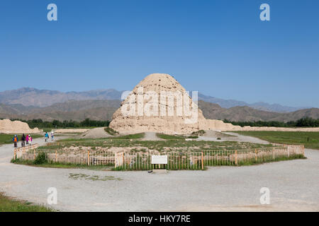 Grab Nr. 3, westliche Xia kaiserlichen Gräber. Yinchuan, Ningxia, China Stockfoto