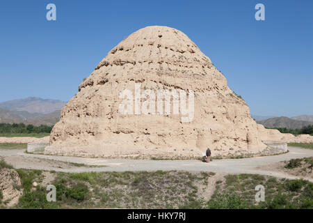 Grab Nr. 3, westliche Xia kaiserlichen Gräber. Yinchuan, Ningxia, China Stockfoto