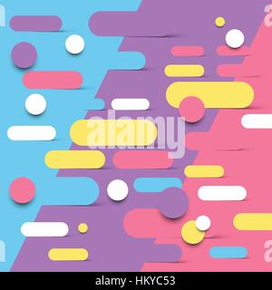 Zusammenfassung Hintergrunddesign mit Formen ineinander schmelzen. Vektor-illustration Stock Vektor
