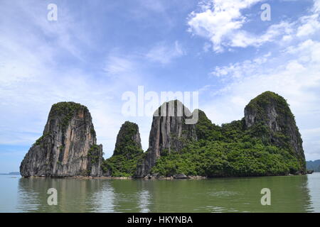Ha Long Bucht, Vietnam, Asien Stockfoto