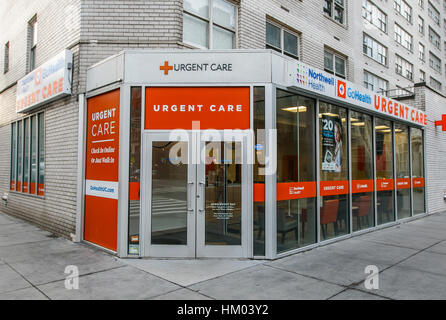 Northwell Gesundheit Urgent Care Büro auf der Amsterdam Avenue ist offen für Kunden. Stockfoto