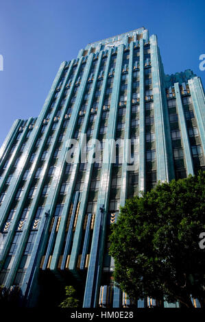 Das Art Deco östlichen Gebäude am Broadway in Downtown Los Angeles, Kalifornien Stockfoto