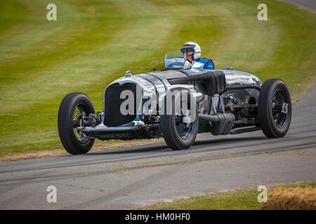 Napier Railton Rennwagen beim Goodwood Festival of Speed 2014 Stockfoto