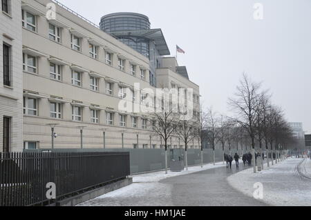Berlin, Deutschland. 31. Januar 2017. US-Botschaft in Berlin in der Zeit des Trump Reisen verbieten Credit: Markku Rainer Peltonen/Alamy Live News Stockfoto