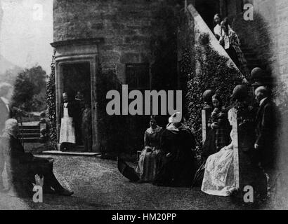 Henry Cockburn, Lord Cockburn, seiner Familie, David Octavius Hill und John Henning von Robert Adamson Stockfoto