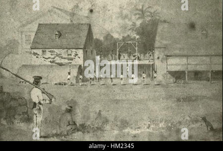 Honolulu Fort von George Henry Burgess, c. 1857 Stockfoto