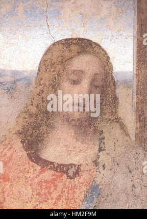 Leonarda da Vinci Abendmahl 04 Stockfoto