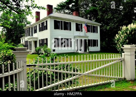 Concord, Massachusetts - 9. Juli 2013: Historische Heimat des amerikanischen Schriftstellers und Philosophen Waldo wo er von 1835-1882 lebte Stockfoto