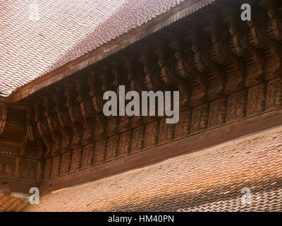 Kuthiramalika-Palast. Trivandrum, Kerala, Indien ist ein schöne zweistöckige Palast liegt in der Nähe der Sree Padmanabhaswamy Tempel. Stockfoto