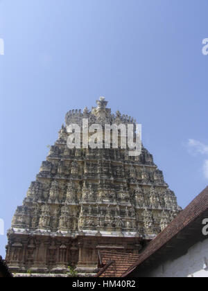 Kuthiramalika-Palast. Trivandrum, Kerala, Indien ist ein schöne zweistöckige Palast liegt in der Nähe der Sree Padmanabhaswamy Tempel. Stockfoto