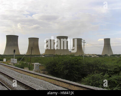 Ligoria Industrial Complex (Shot auf der Schiene), Chiksugur, Karnataka, Indien Stockfoto