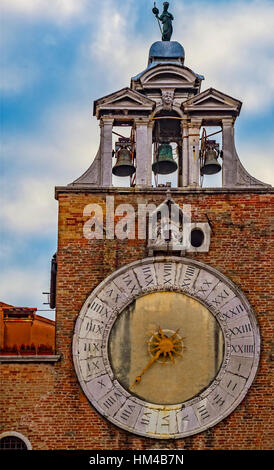 Italien Venetien Venezia Sestiere di San Polo - Kirche S. Giacomo di Rialto Stockfoto