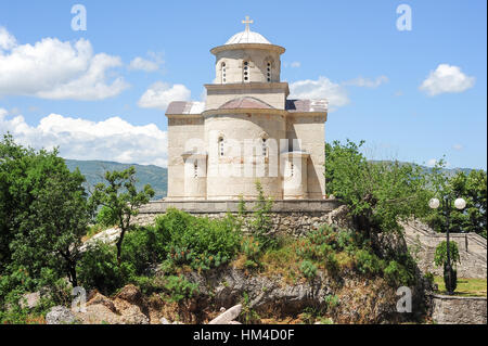 Die Kirche der Heiligen Dreifaltigkeit in der Nähe Ostrof Klosters zu Montenegro Stockfoto