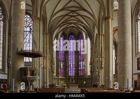 St. Lambert der Kirche (1375) von Munster, Deutschland Stockfoto