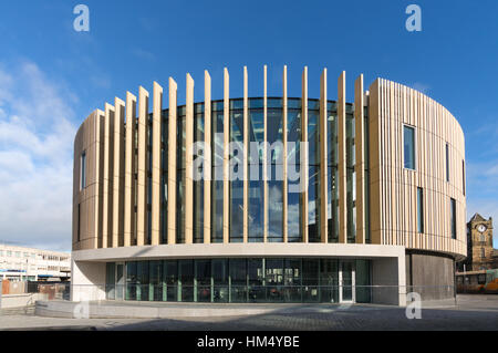 "Das Wort"-Gebäudes, nationales Zentrum für das geschriebene Wort, South Shields, South Tyneside, England, UK Stockfoto