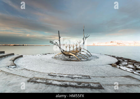 Die Sun Voyager, Reykjavik, Island Stockfoto