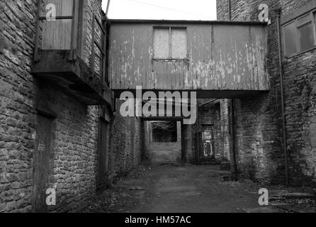 Verlassene Industriebauten / Alston hohe Mühle / Gießerei - Alston, Cumbria Stockfoto