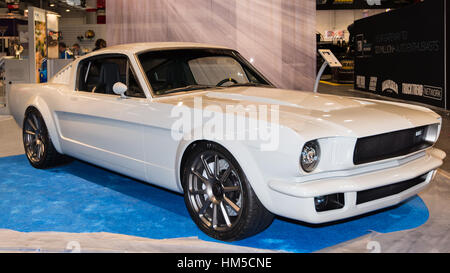 Maßgeschneiderte Ford Mustang Auto bei SEMA. Stockfoto