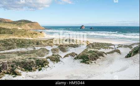 Sandfly Bay, Dunedin, Otago Peninsula, Southland, Neuseeland Stockfoto