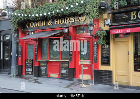 traditionelle Pubs im Westend von london Stockfoto