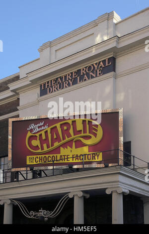 Charlie und die Schokoladenfabrik Theatre Royal, Drury Lane im Londoner West End Stockfoto