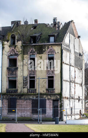 Neue Grüngürtel Duisburg-Nord, Parken in Duisburg-Bruckhausen, Deutschland, Ruhrgebiet, einen neuen Park entlang der ThyssenKrupp-Stahlwerk, wo in früheren Zeiten s Stockfoto