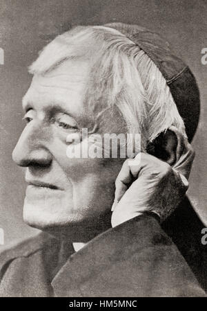 Newman, 1801 – 1890.  Katholischer Kardinal und Theologe.  Aus der internationalen Bibliothek des berühmten Literatur veröffentlicht c.1900 Stockfoto