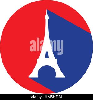 Eiffel Turm Vektor Illustration Eps 10 Stock Vektor