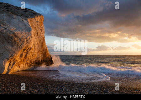 Aphrodite Felsen (Petra Tou Romiou), in der Nähe von Paphos, Zypern Stockfoto