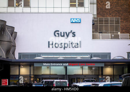 Guy's Hospital NHS, Haupteingang, London, UK Stockfoto