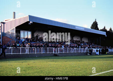 Metropolitan Polizei Sportverein (Imber Court), Heimat des Metropolitan Police FC (Surrey), abgebildet im Februar 1995 Stockfoto