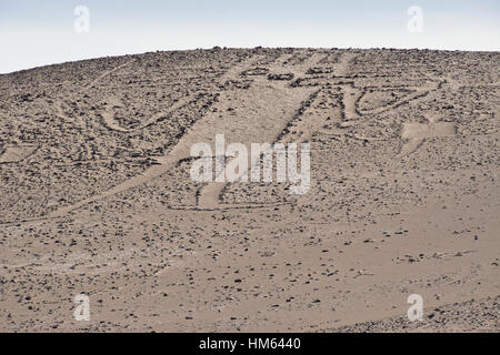 El Gigante de Atacama Geoglyph auf Cerro Unita, Atacama-Wüste, Norte Grande, Chile Stockfoto