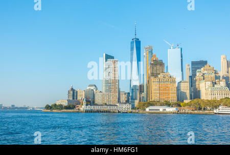 New York City - 18. Oktober 2016: Skyline von Manhattan, New York City. USA Stockfoto