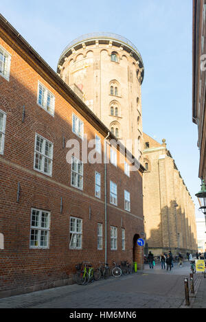 Der Runde Turm, Kopenhagen, Dänemark Stockfoto