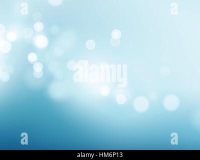 Abstrakt blau runden Bokeh Hintergrund. Vektor-illustration Stock Vektor