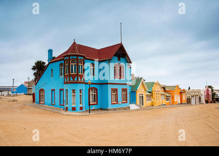 Haus Grünewald, Berg Straße, Lüderitz, Namibia, Afrika, von Monika Hrdinova/Dembinsky Foto Assoc Stockfoto