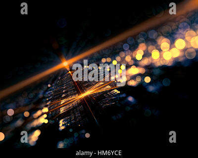 Verschwommen Perspektive Hintergrund - abstrakte Digital generiert Im Stockfoto